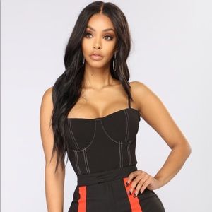 Fashion Nova Corset Bodysuit